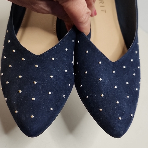 Esprit Navy Flats NEW - Picture 7 of 10